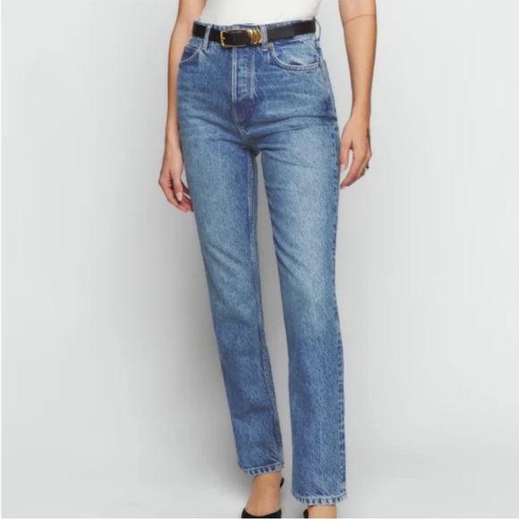 Reformation Denim - Reformation Slim Straight Jeans